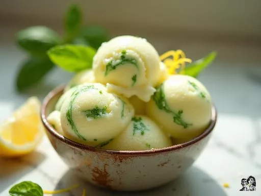 Sorbet citron basilic novascope : l’alliance surprenante entre fraîcheur et originalité