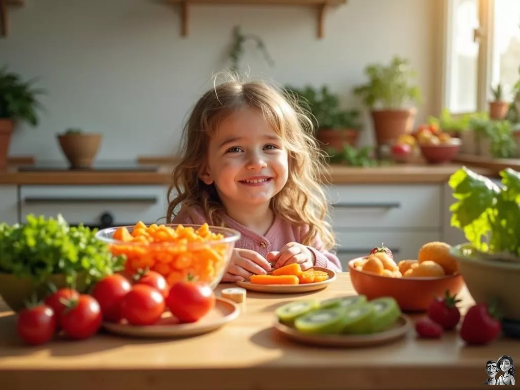 Les avantages des fruits et légumes dans l'alimentation enfantine