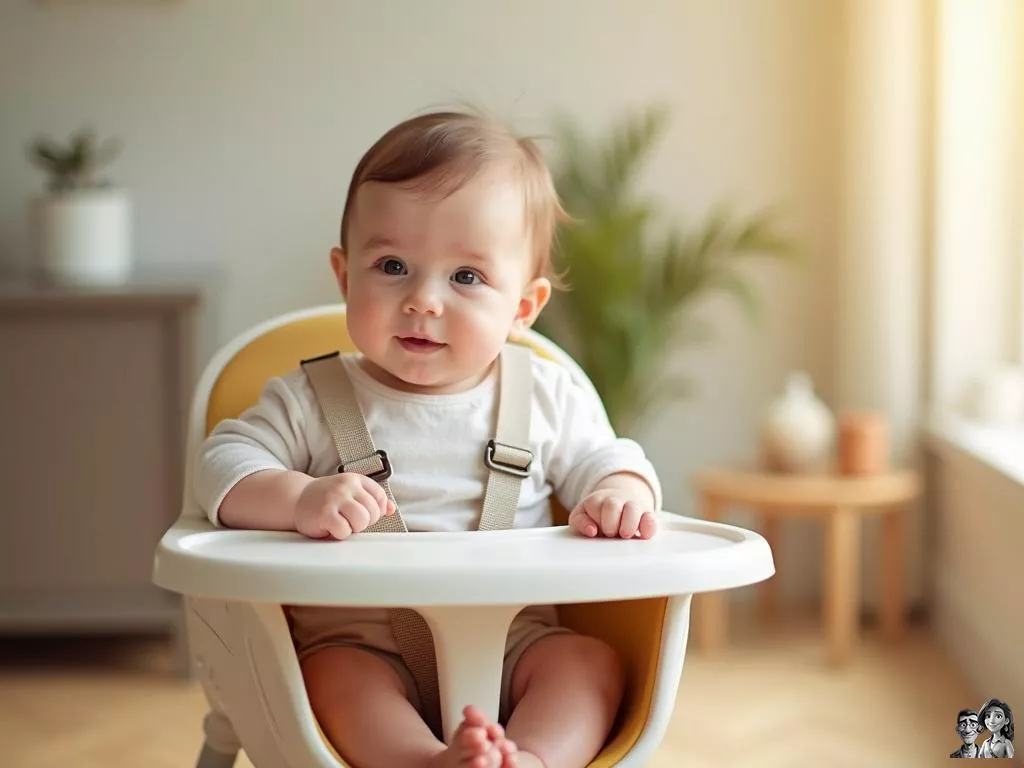 Savoir quand installer bébé en chaise haute : les signes clés à observer