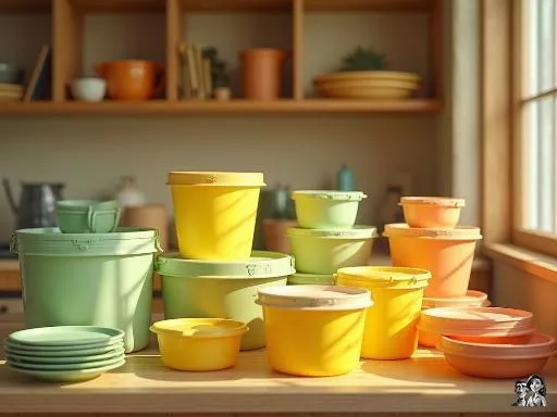 Redécouvrez le charme des tupperware anciens modèles pour une déco rétro unique
